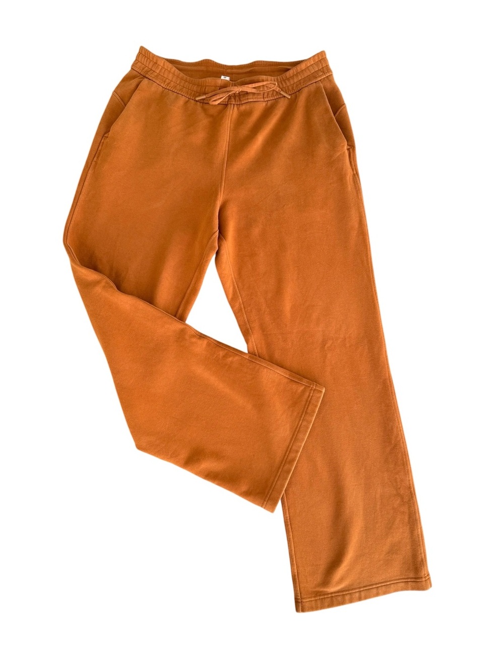 Lululemon Loungeful Straight Leg Pant Butternut Brown Sweatpants Fleece Size 12